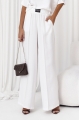 Lniane spodnie białe