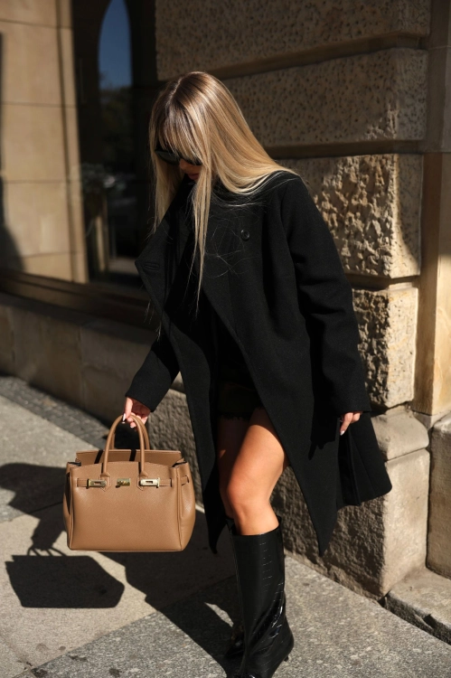 długi płaszcz damski oversize