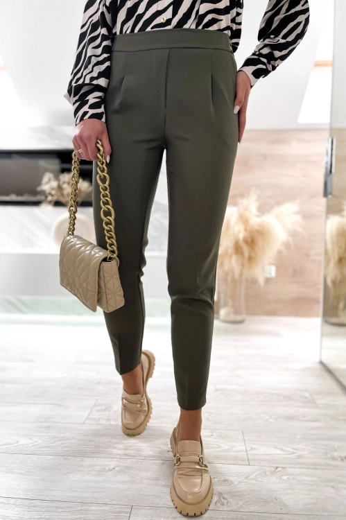 Spodnie damskie khaki