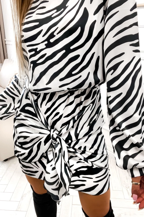 Sukienka zebra mini