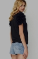 T-shirt z tiulem