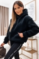 Bluza Teddy z misia z kapturem czarny kangurka