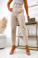 Spodnie z wysokim stanem nude