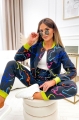 Czarny dres damski
