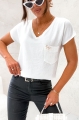 Bluzka damska basic biała