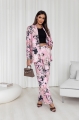 Garnitur damski z marynarką oversize i spodniami wide leg