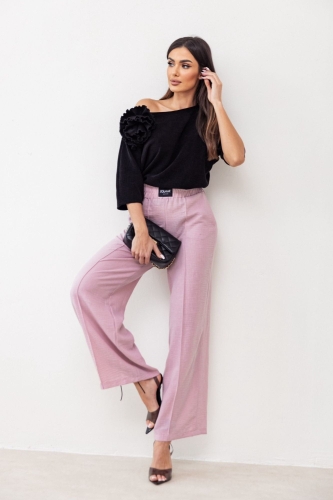 Spodnie lniane w stylu casual