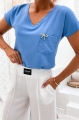 Bluzka basic krótki rękaw