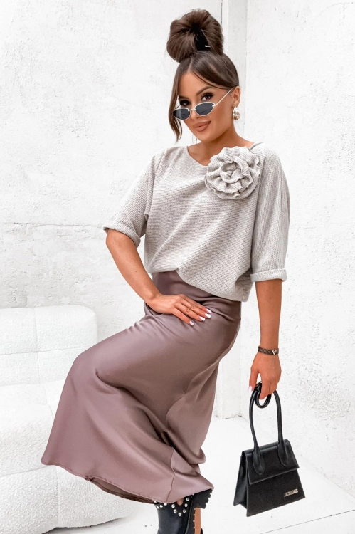 Stylowy sweter damski kimono