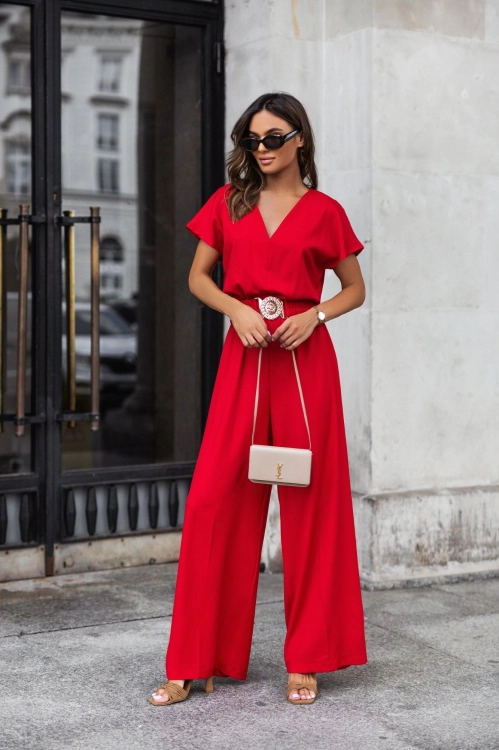 Kombinezon damski wide leg