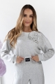 Bluza damska basic szara