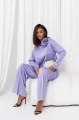 Dres damski pastelowy fiolet